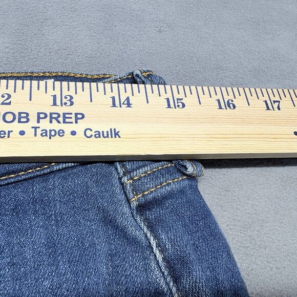 rag & bone Jeans Womens Size 31 Nina High Rise Ankle Skinny Blue Raw Hem Stretch - Picture 7 of 12